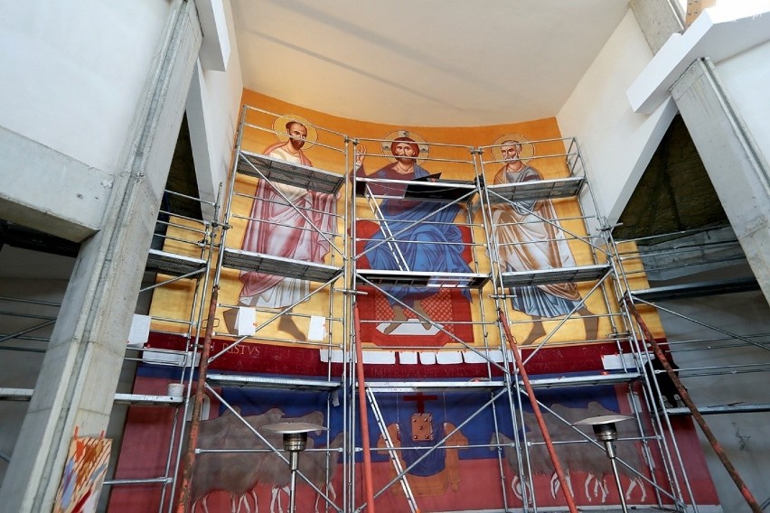W budowanym kościele pw. św. Jana Pawła II na szczecińskim...