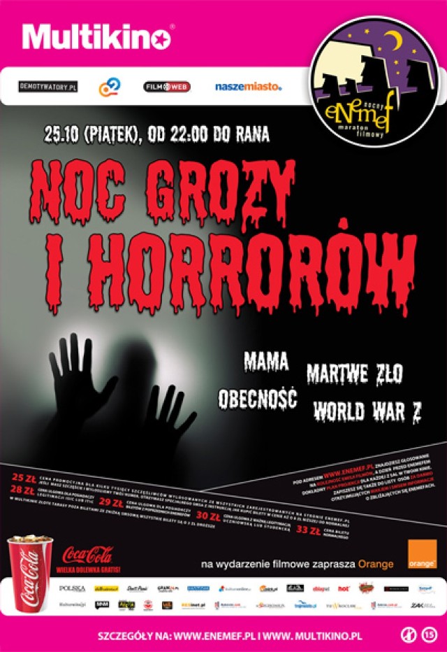 ENEMEF: Noc Grozy i Horrorów [konkurs]