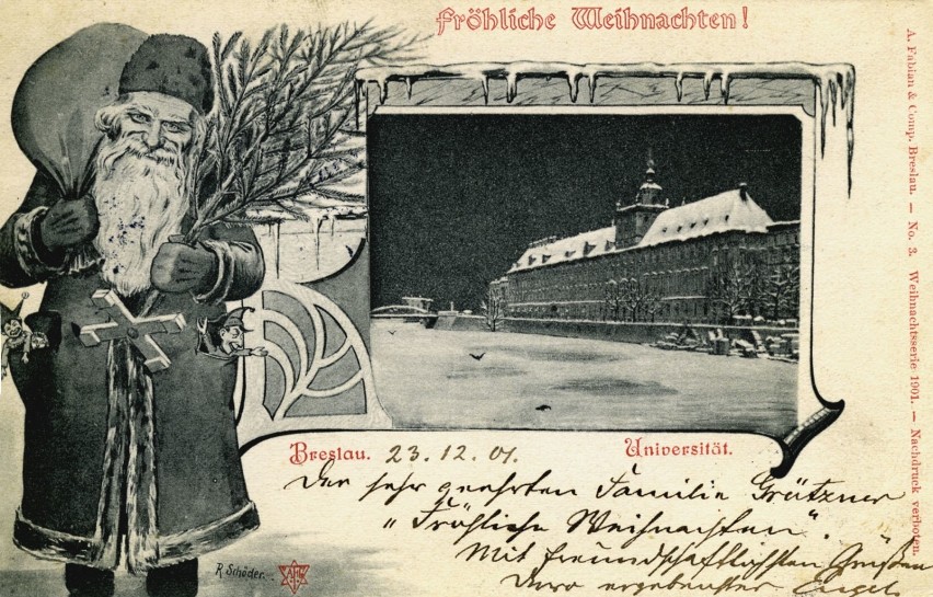 Boże Narodzenie na pocztówkach z Breslau, unikalne zdjęcia