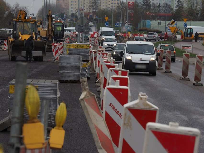 W Koszalinie trwa przebudowa ulicy Władysława IV.