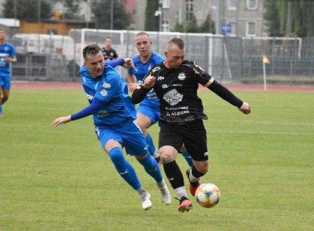 Mecz Pomezanii Malbork z Bałtykiem Gdynia w pierwszej rundzie sezonu (0:2).