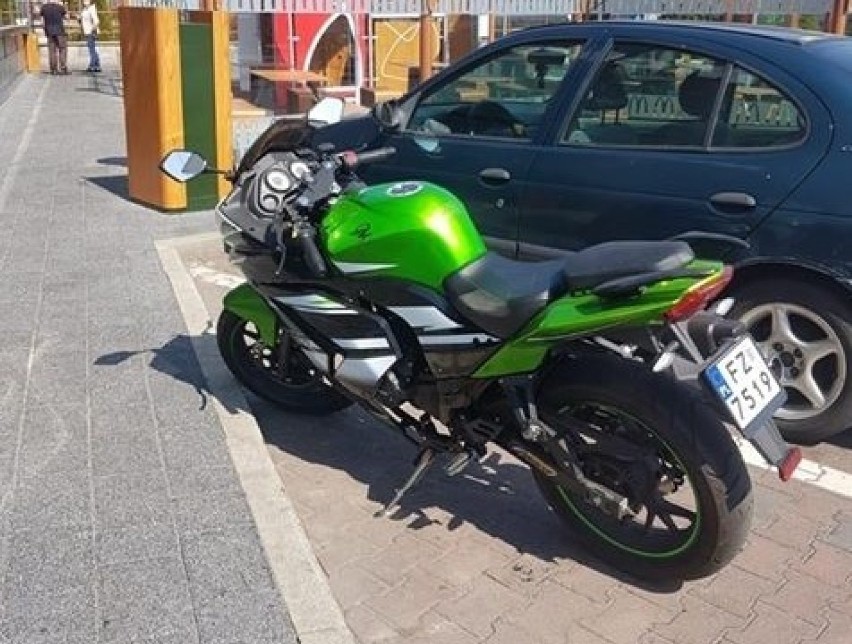 To jeden z motocykli, które zostały skradzione w Zielonej...