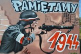 Graffiti powstańcze w Lęborku. Zobacz zdjęcia