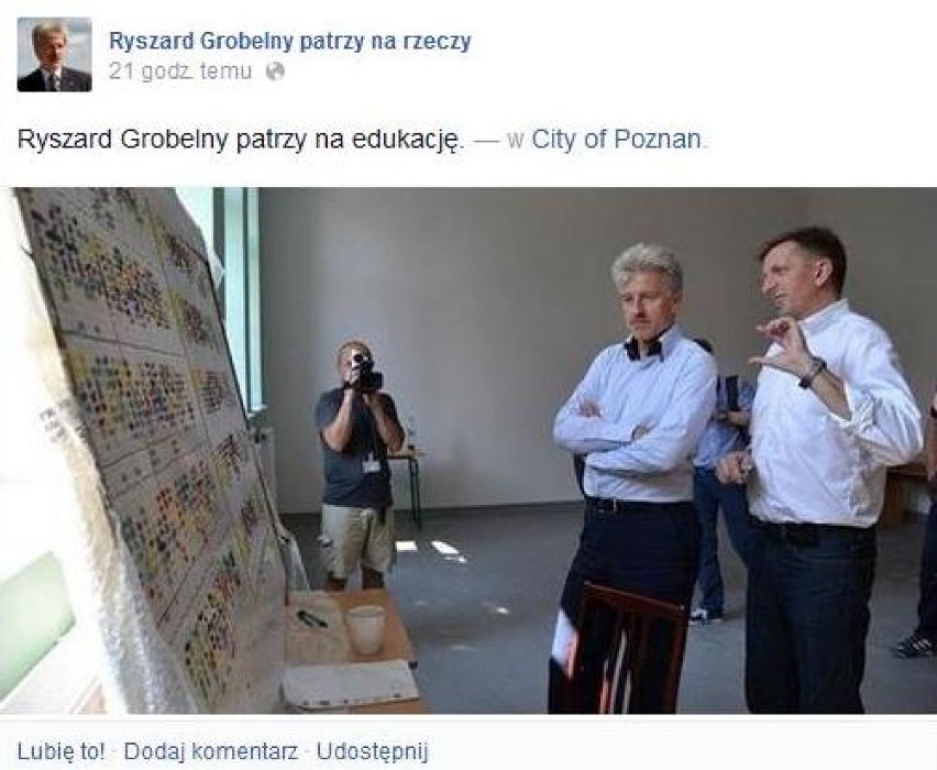 Ryszard Grobelny patrzy na rzeczy