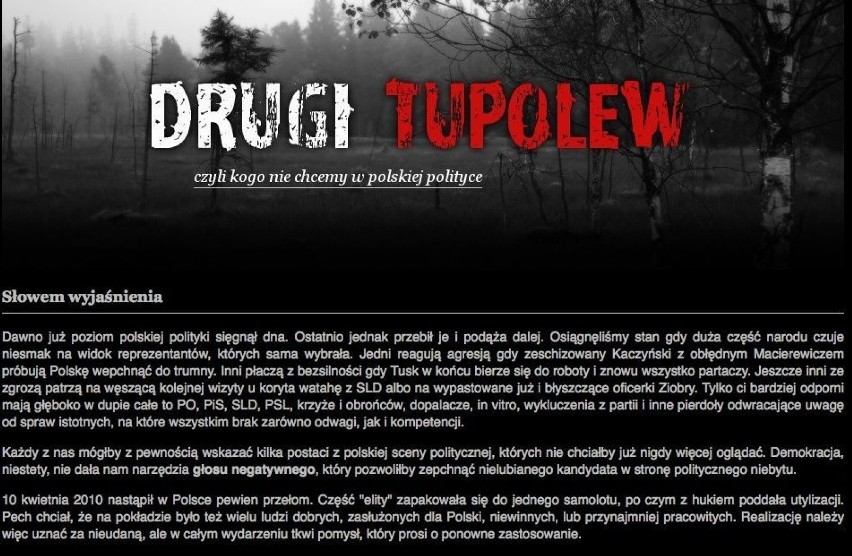 Strona "Drugi Tupolew"