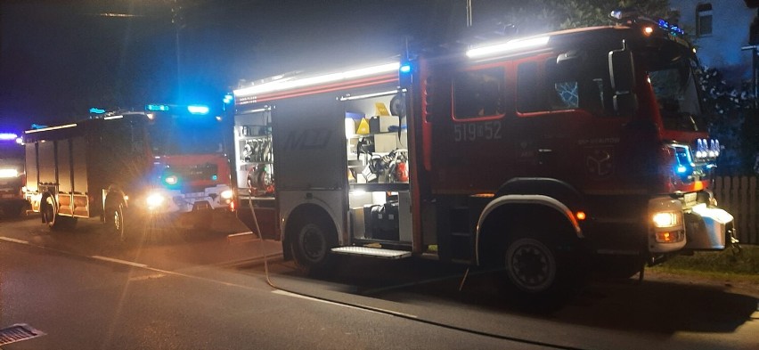 Wypadek w Karwińcu. Na miejscu interweniowali m.in. strażacy z OSP Bierutów