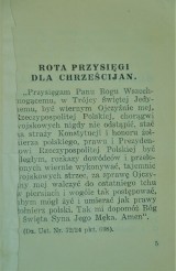 Sławno: Perła kolekcjonerska - Modlitewnik Żołnierza z 1934 roku z odręcznymi dopiskami ołówkiem [ZDJĘCIA]
