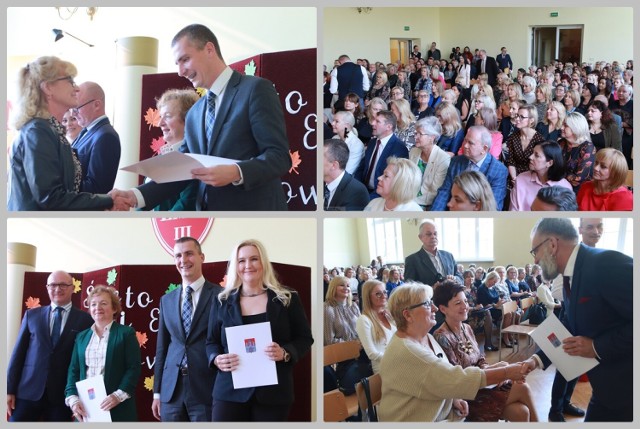 Dzień Edukacji Narodowej we Włocławku - nagrody prezydenta Włocławka w LMK, 14 października 2022 roku.