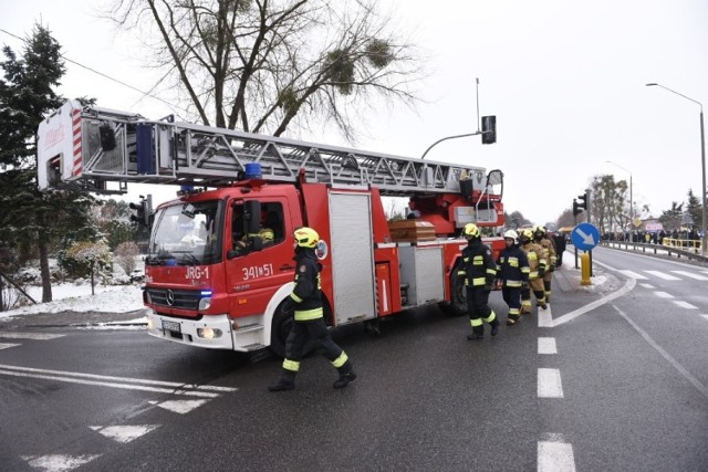 Pogrzeb tragicznie zmarłej strażaczki z OSP Czernikowo.