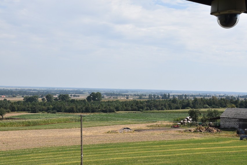 Powiat gnieźnieński. Letni krajobraz uchwycony z punktu widokowego w Dusznie. Powiat jest piękny! [FOTO]