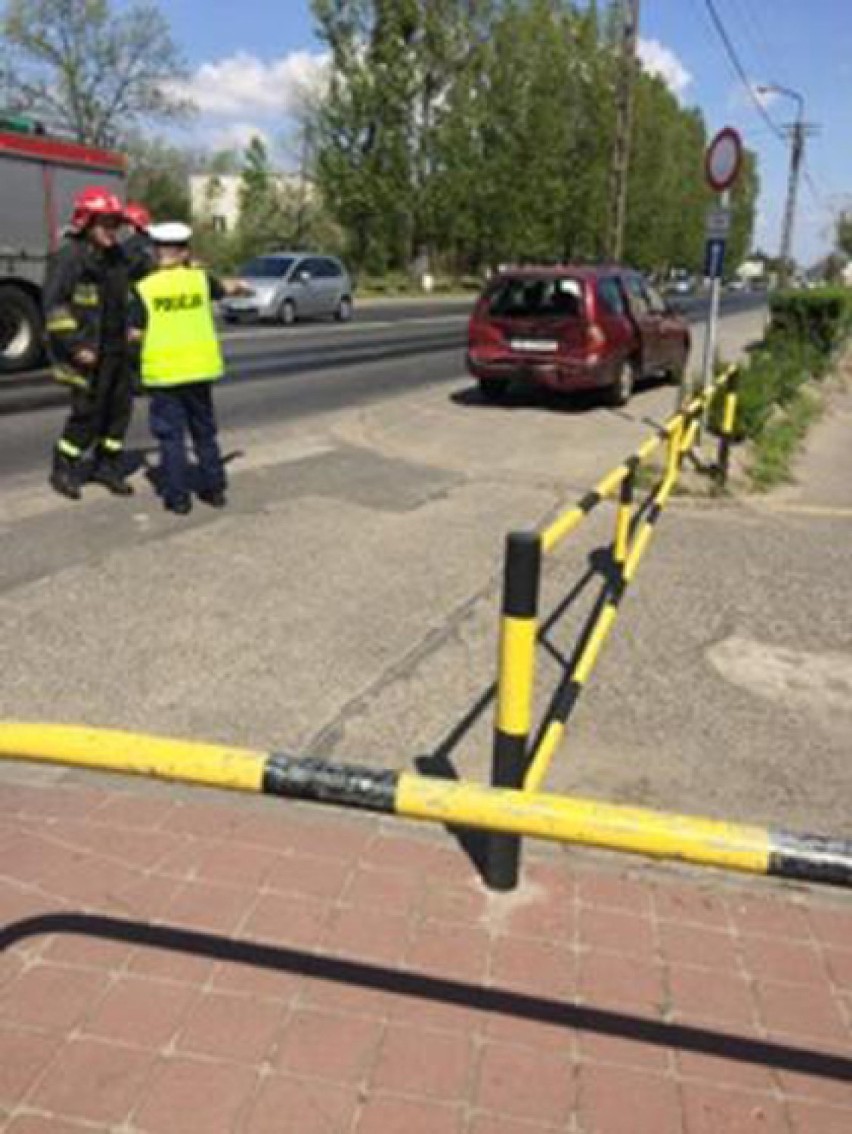 Zderzenie aut na ulicy Częstochowskiej w Kaliszu