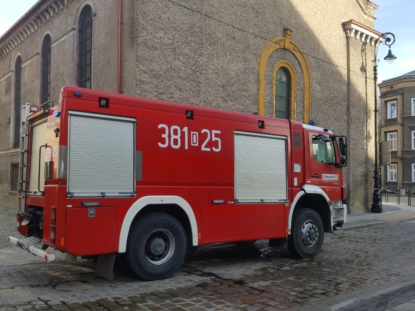 Pożar w Kościele Zesłania Ducha Świętego w Wałbrzychu. Palił...