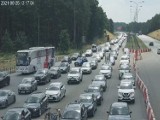 Znów koszmar na autostradzie A1 pod Toruniem. Wielkie korki na bramkach