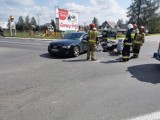 Podhale. Niebezpieczny wypadek w Gronkowie. Motocykl zderzył się z samochodem osobowym 