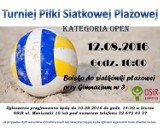 Turniej siatkówki plażowej w Zawierciu [ZGŁOŚ SIĘ]