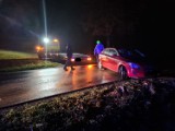 Gmina Lgota Wielka. Kierowca wjechał do rowu, porzucił auto i uciekł