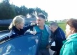 Interwencja bytowskiej policji: Tak zatrzymywali kierowcę w Udorpie [wideo]