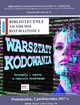 Już 2 października spotykamy się na warsztatach kodowania w bibliotece!