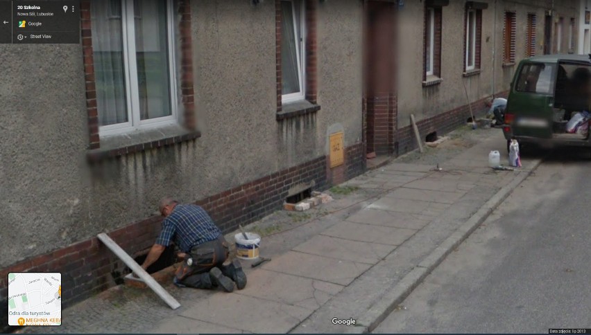 Nowosolanie w kamerach Google Street View dali się przyłapać...