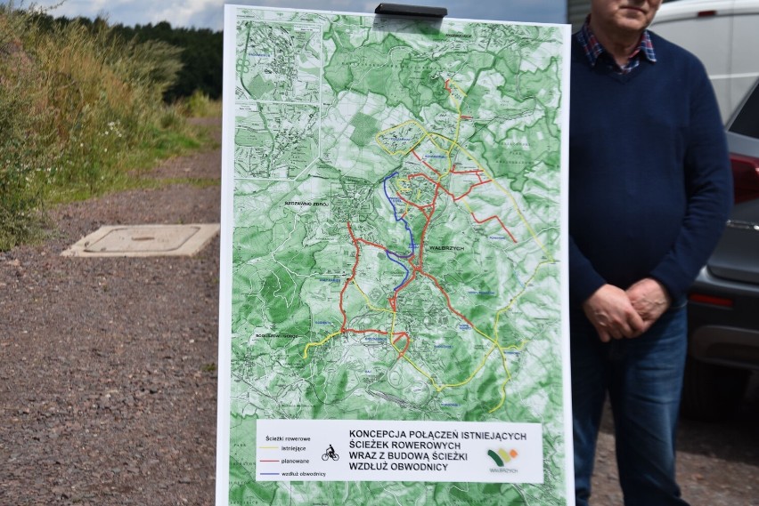 W Wałbrzychu jest plan rozbudowy ścieżek rowerowych, ma taka powstać wzdłuż zachodniej obwodnicy!