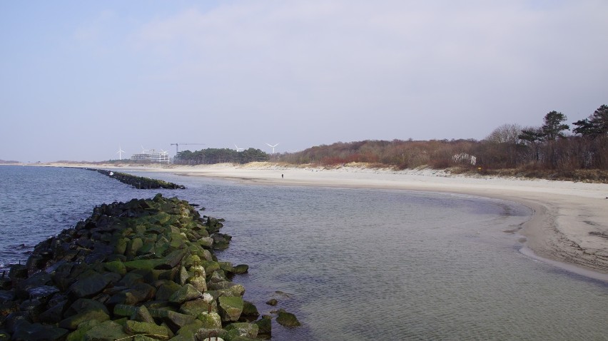 Plaża w Darłówku, 24.03, po godz. 14. Spokój, cisza i czyste powietrze [zdjęcia]