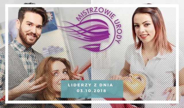 Już po raz piąty z okazji Targów Kosmetycznych i Fryzjerskich URODA klienci wybierają MISTRZÓW URODY na Pomorzu: najlepszego barbera, make up artist, linergistkę, trenera personalnego, masażystę, dietetyka i SPA. Zobacz liderów wojewódzkich kategorii plebiscytu! (stan na 3 października 2018)

Czytaj więcej o plebiscycie: MISTRZOWIE URODY Najlepsi fryzjerzy, kosmetyczki i stylistki paznokci oraz salony urody - GŁOSOWANIE TRWA!