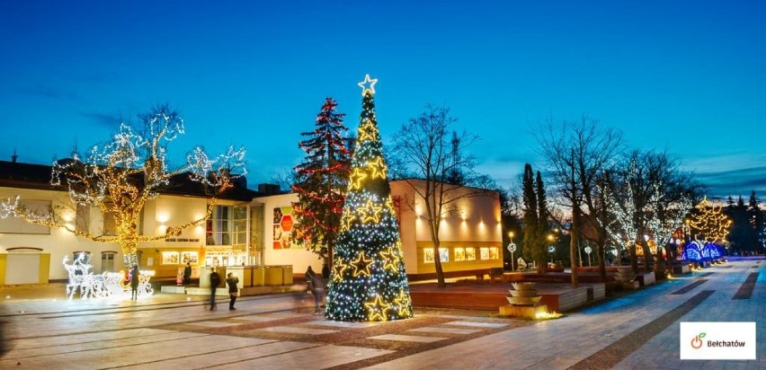 Świąteczna iluminacja w Bełchatowie