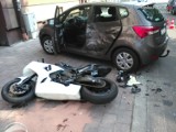 Wypadek w Chorzowie: winny motocyklista