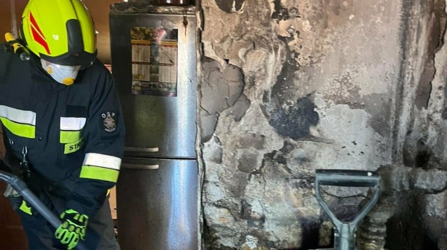 Mieszkanie rodziców druha z OSP Jodłowno w wyniku pożaru uległo zniszczeniu. Potrzebna pomoc