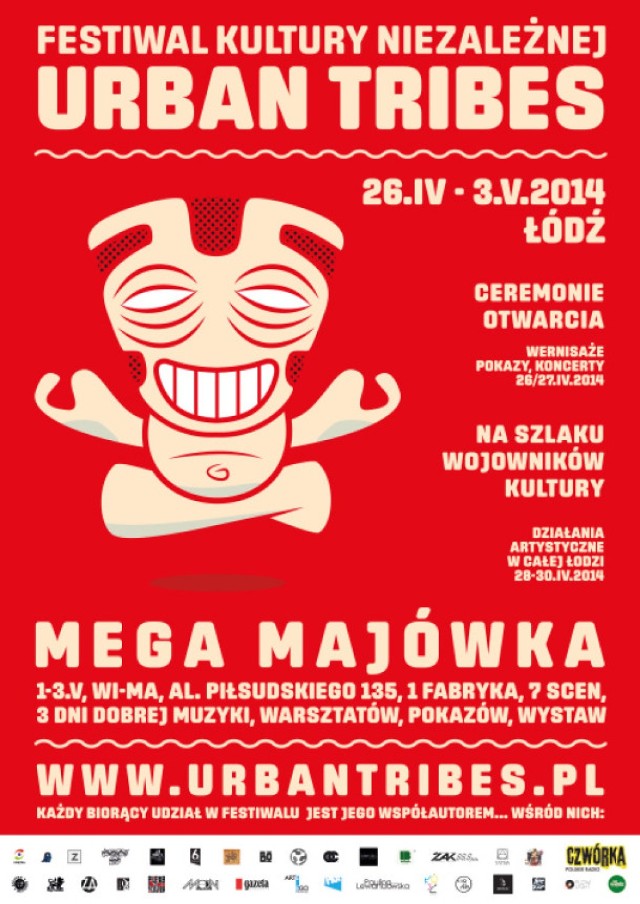 Urban Tribes 2014 to wydarzenia w Widzewskiej Manufakturze, eventy w centrum Łodzi i Mega Majówka