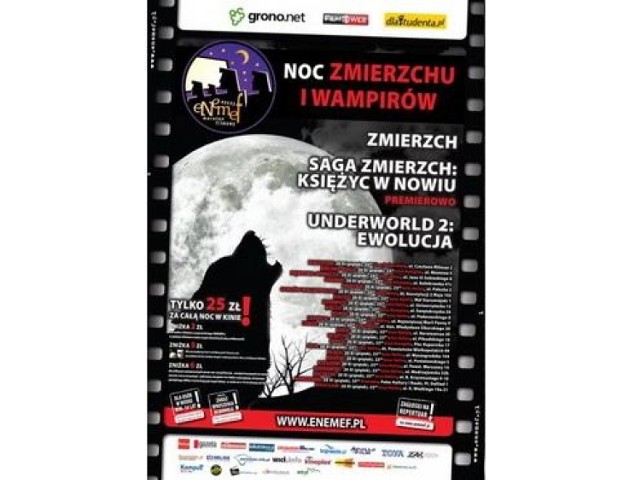 W najbliższy weekend ekrany białostockich kin sieci HELIOS opanują wampiry i upiory. A to wszystko podczas ENEMEF-u: Nocnych Maratonów Filmowych