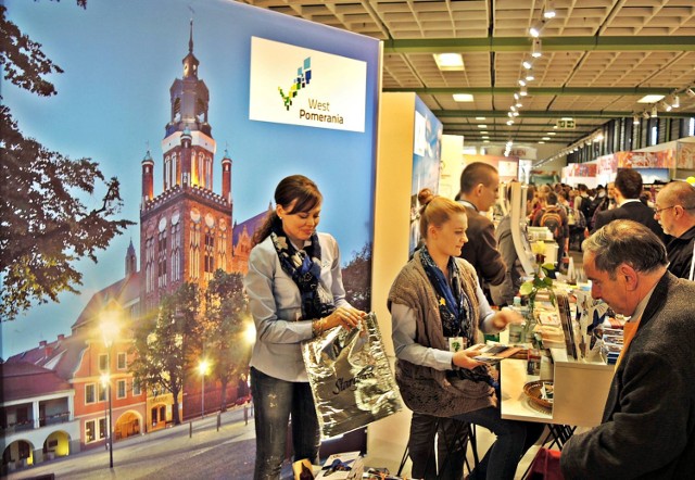 Chętnie odwiedzane stargardzkie stoisko na Międzynarodowych Targach Turystycznych ITB Berlin 2014.