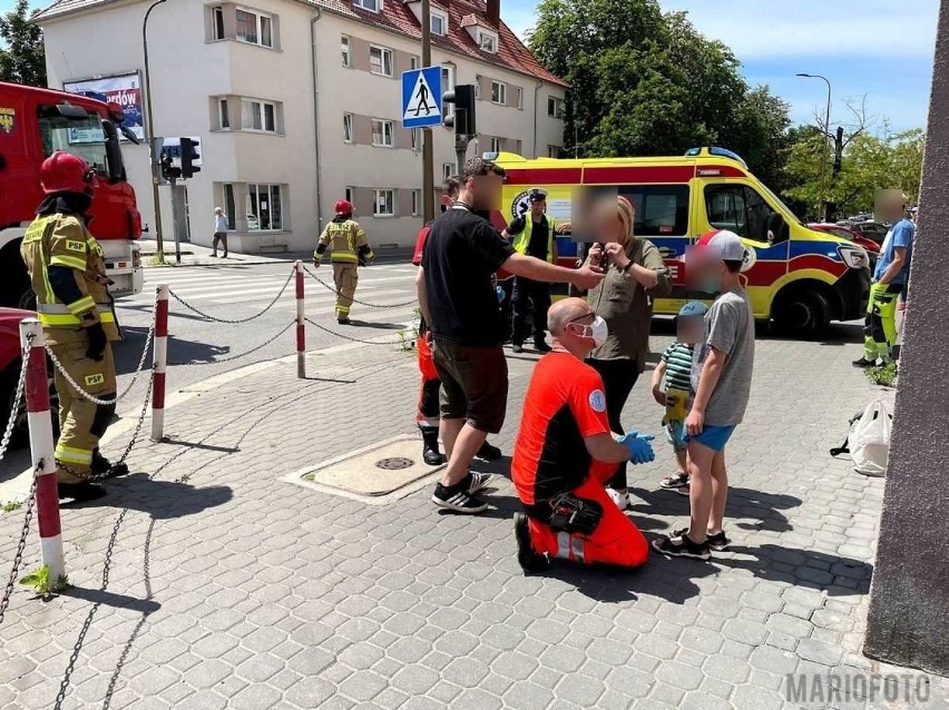 Zderzenie dwóch samochodów w Opolu.