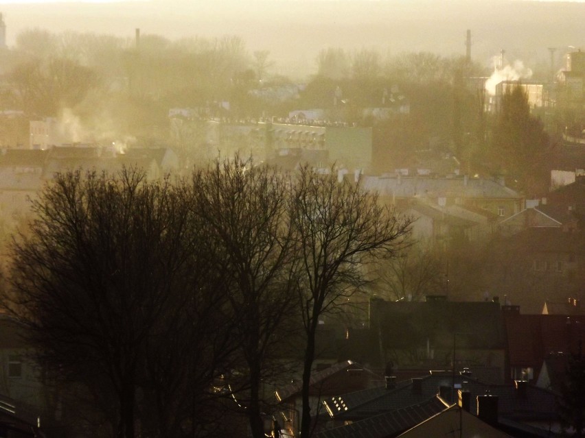 Dym i smog nad Lublinem