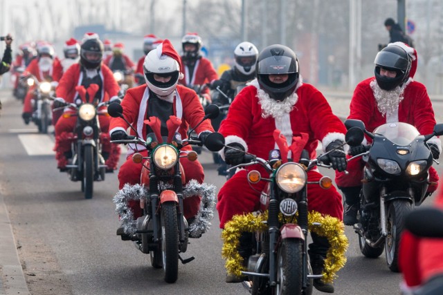 Mikołaje na motocyklach w Trójmieście, 1 grudnia 2018