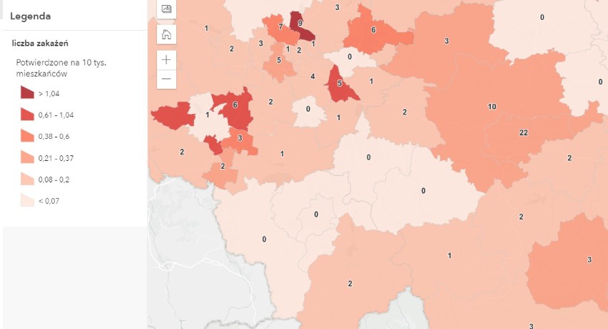 Chrzanów, Oświęcim, Wadowice, Olkusz. Pięć nowych przypadków zakażenia koronawirusem 