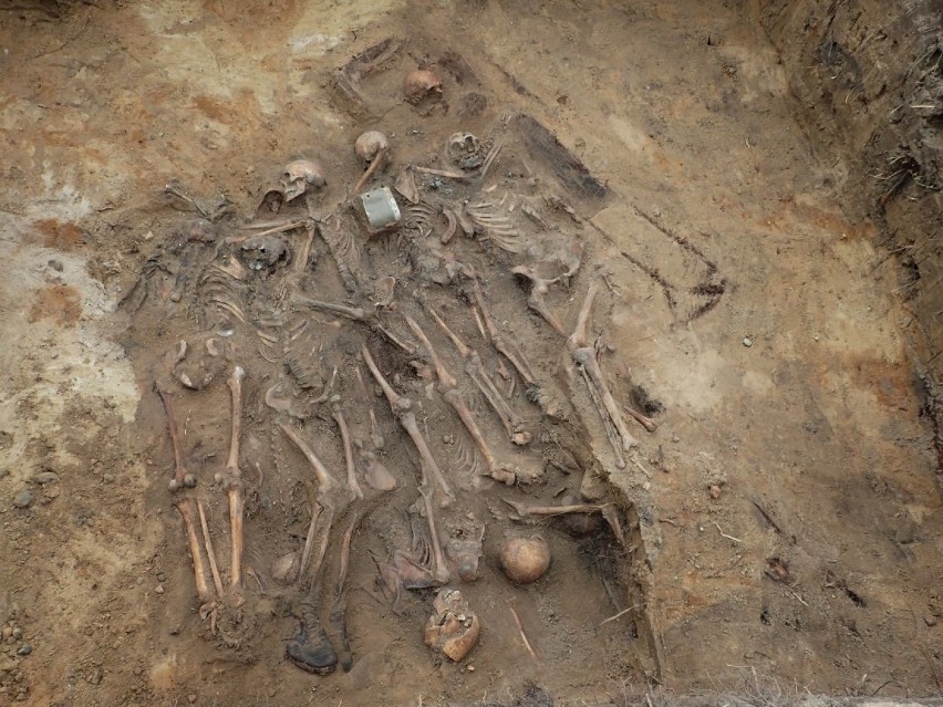 Pod Poznaniem ekshumowano szczątki żołnierzy Wehrmachtu [ZDJĘCIA]