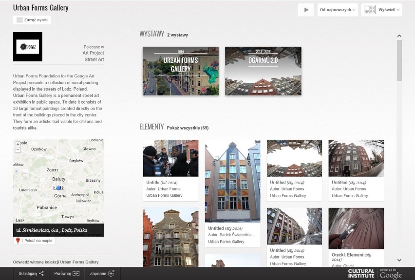 Łódzkie murale Galerii Urban Forms trafiły do Google Cultural Institute! [ZDJĘCIA]
