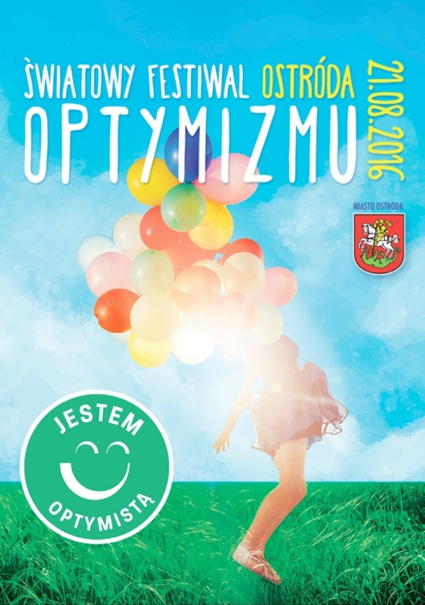 Światowy Festiwal Optymizmu już 21 sierpnia w Ostródzie