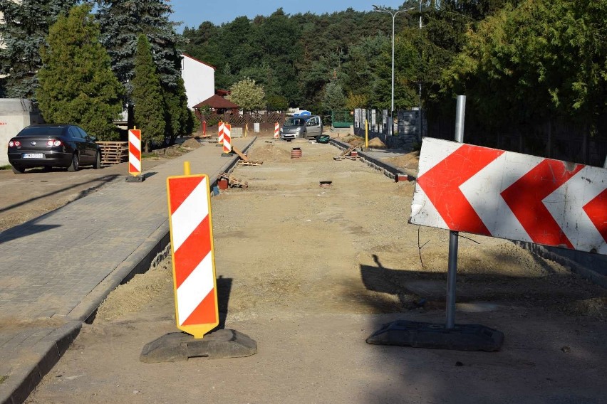 Trwa remont ulicy Konwaliowej w Wągrowcu. Jak wygląda postęp prac?