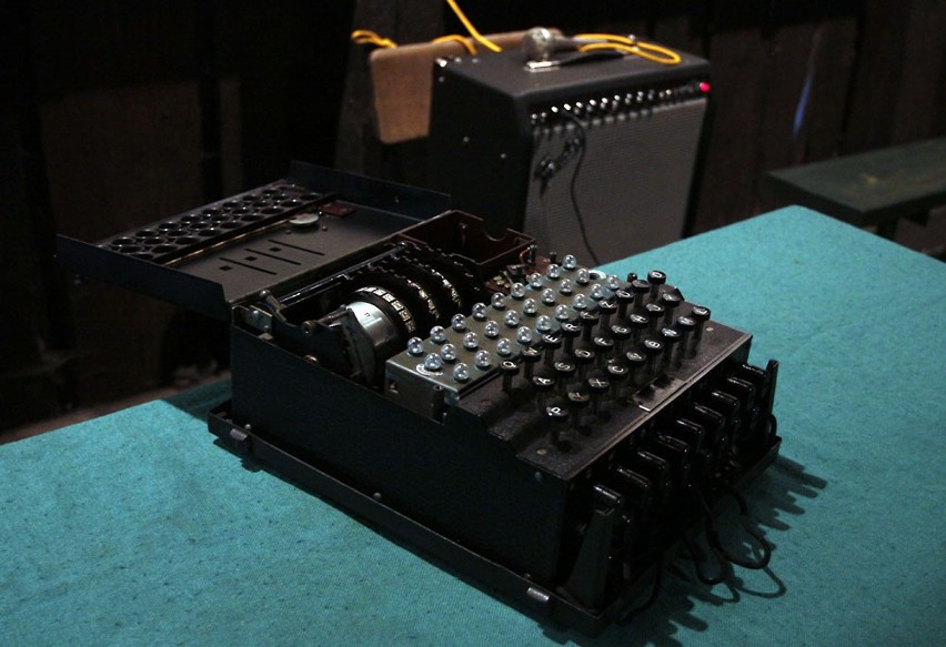 Maszyna szyfrująca Enigma w gdańskiej Kuźni Wodnej (GALERIA ZDJĘĆ)