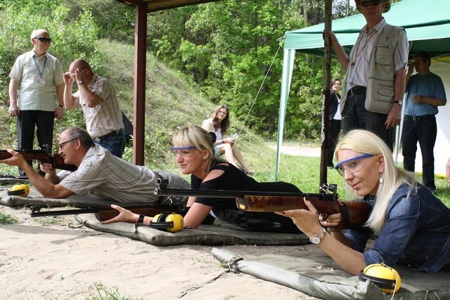 Podczas zawodów na strzelnicy Jasień  wygrała ekipa z Dobryszyc