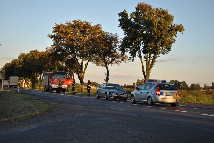 Zderzenie aut pod Sieradzem