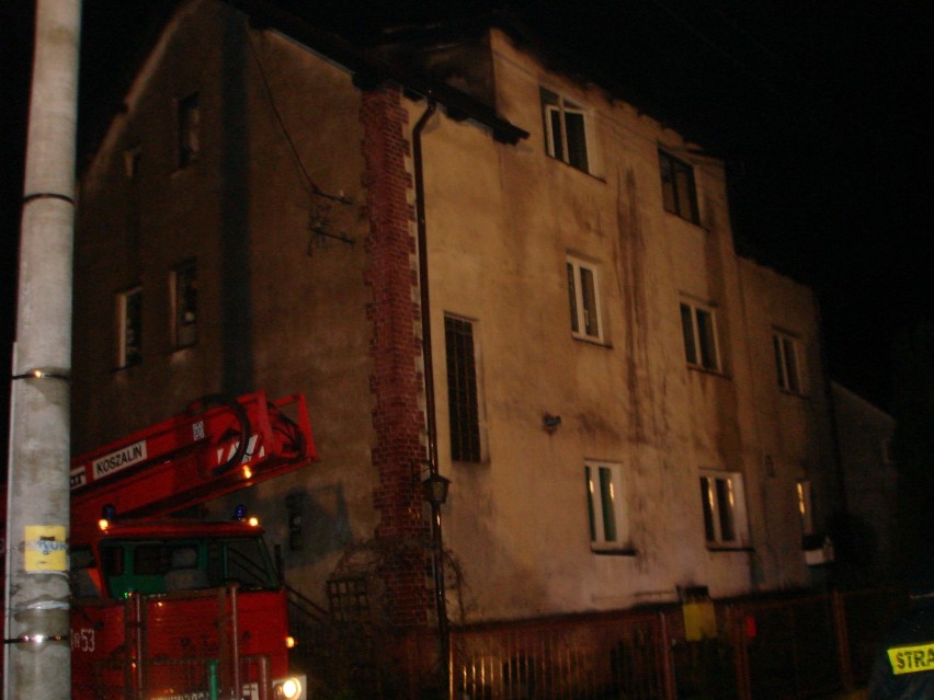 Pożar budynku mieszkalnego w Węgorzy