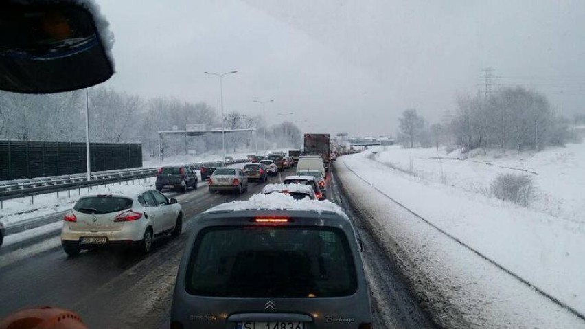 DTŚ w kierunku Katowic przez kilka godzin była zablokowana