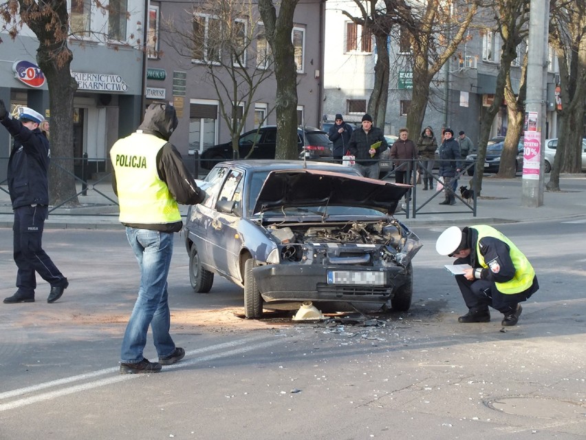 Wypadek w centrum Bełchatowa