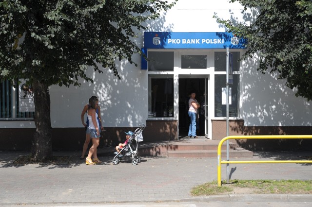Bank PKO BP tymczasowo przeniesiono na ul. Dworcową