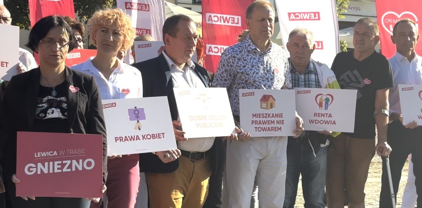 Lewica w Gnieźnie o premierze Morawieckim: "Złodziej pomysłów"