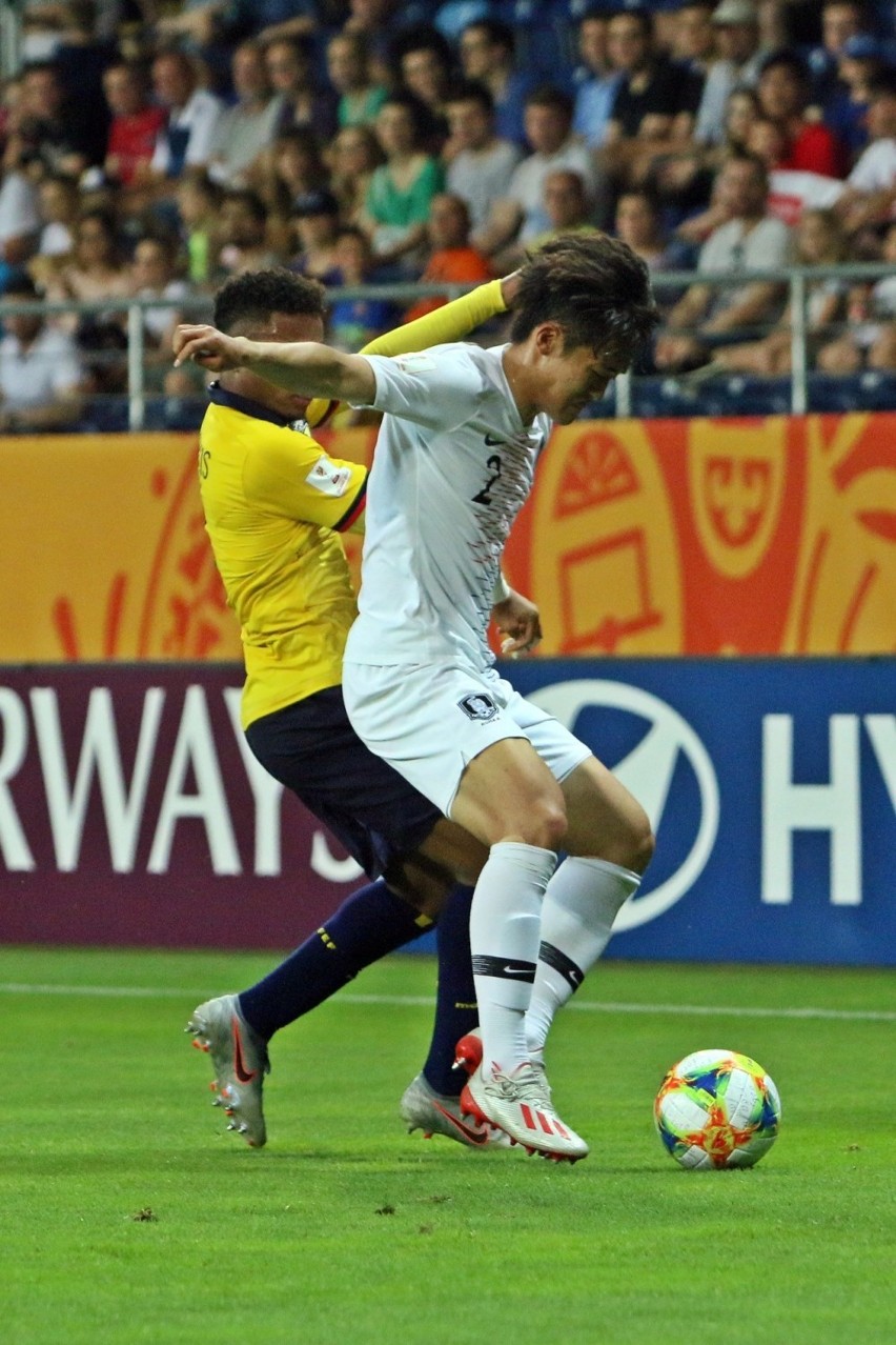 Korea Południowa pokonała Ekwador i zagra w finale Mistrzostwa Świata do lat 20. Zobacz zdjęcia z ostatniego meczu turnieju w Lublinie