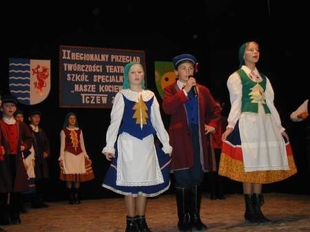 Gościem przeglądu były dzieci z zespołu Piaseckie Kociewiaki.